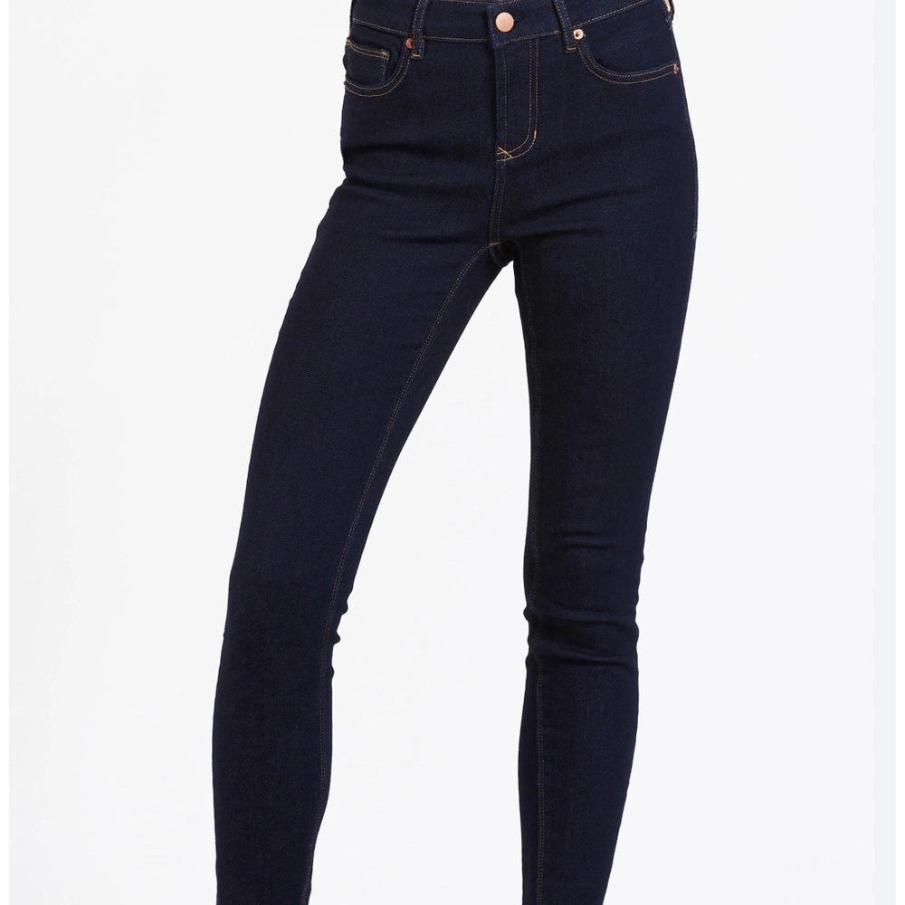 Dear John Gisele Skinny Jeans High Waist Dark Blue 26 Classic Minimalist Indigo